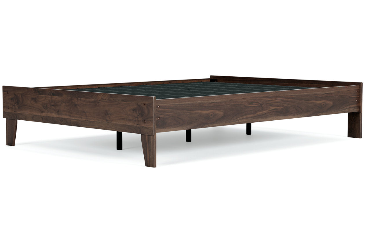 Calverson Mocha Full Platform Bed - EB3660-112 - Bien Home Furniture & Electronics