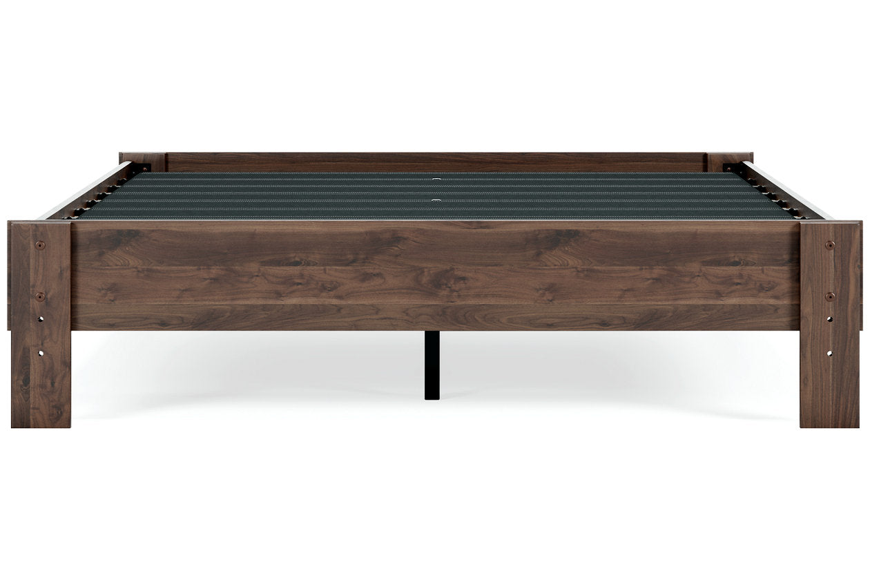 Calverson Mocha Queen Platform Bed - EB3660-113 - Bien Home Furniture & Electronics