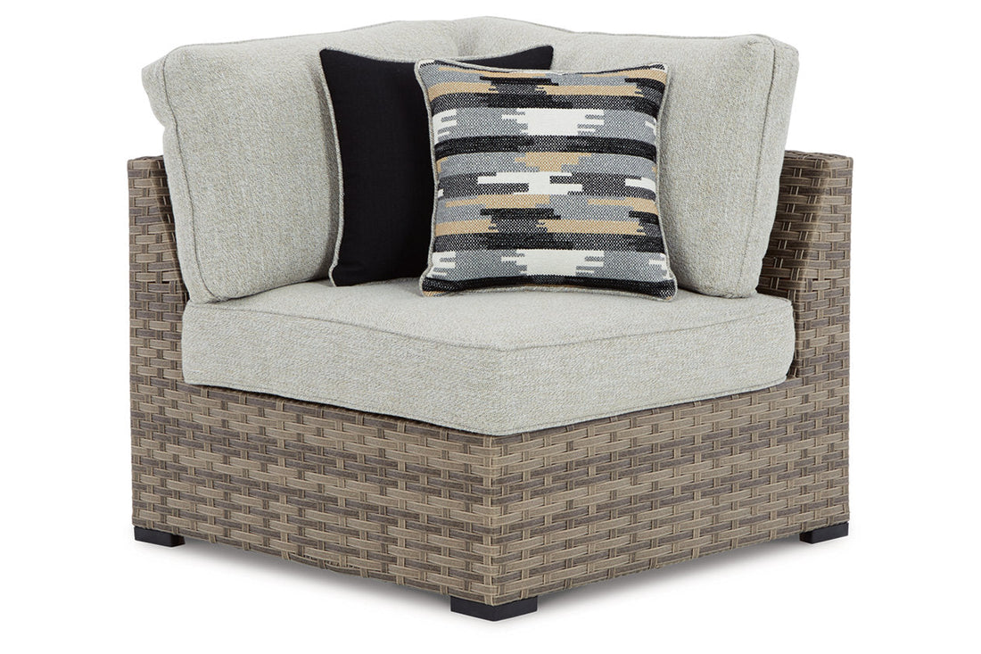 Calworth Beige Outdoor Corner with Cushion, Set of 2 - P458-877 - Bien Home Furniture &amp; Electronics