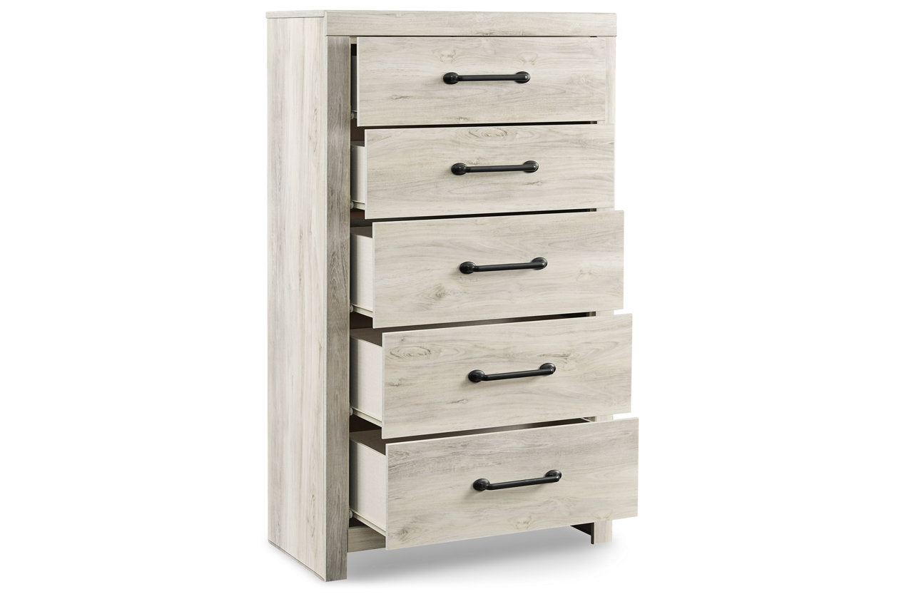 Cambeck Whitewash Chest of Drawers - B192-46 - Bien Home Furniture & Electronics