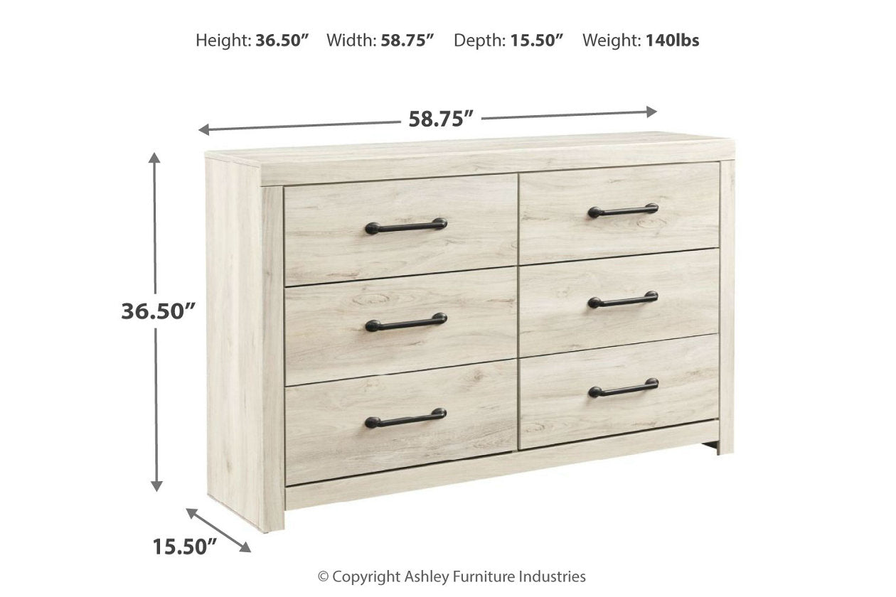 Cambeck Whitewash Dresser - B192-31 - Bien Home Furniture & Electronics