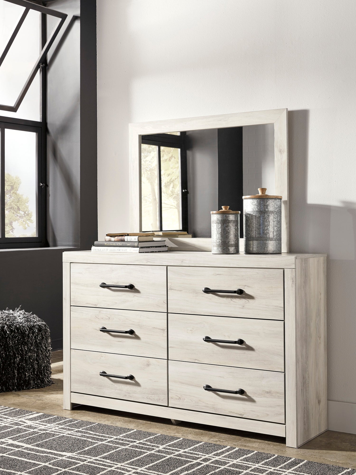 Cambeck Whitewash Footboard Storage Bedroom Set - SET | B192-54S | B192-57 | B192-96 | B192-92 | B192-46 - Bien Home Furniture & Electronics