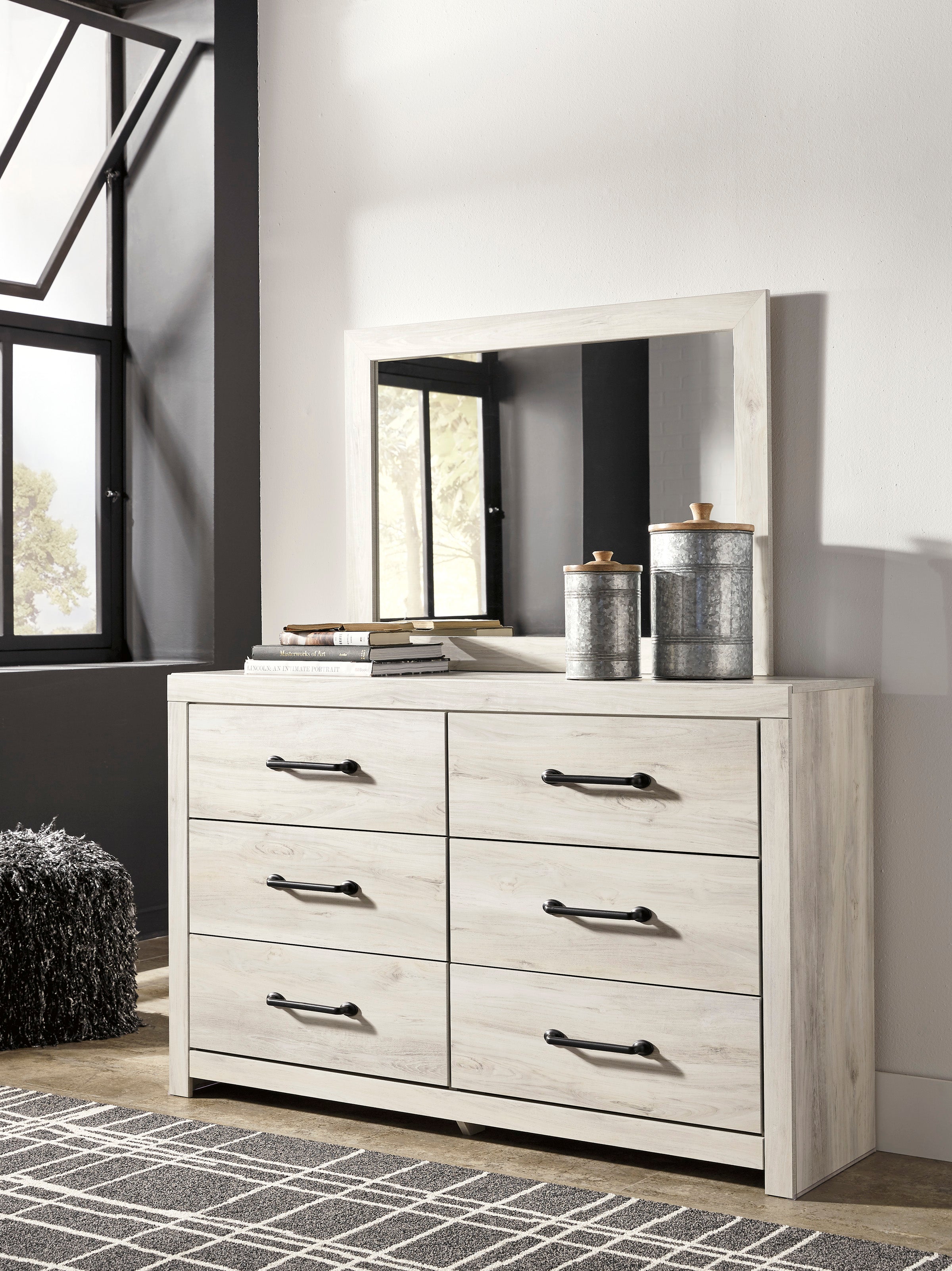 Cambeck Whitewash Footboard Storage Bedroom Set - SET | B192-54S | B192-57 | B192-96 | B192-92 | B192-46 - Bien Home Furniture & Electronics