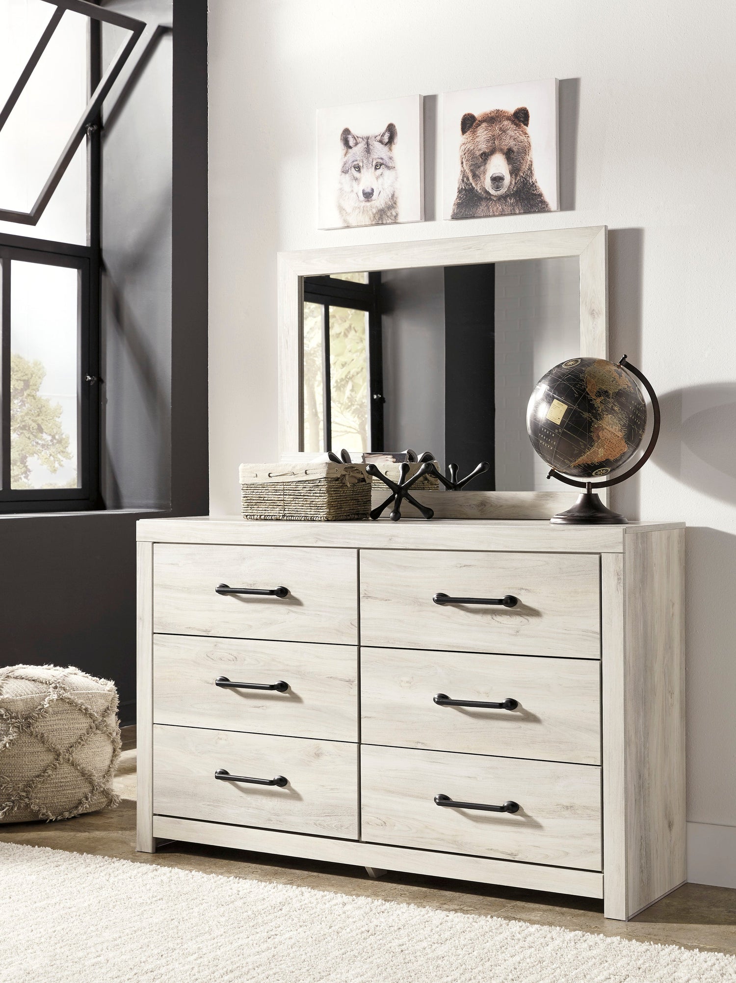Cambeck Whitewash Footboard Storage Youth Bedroom Set - SET | B192-84S | B192-86 | B192-87 | B192-92 | B192-46 - Bien Home Furniture & Electronics