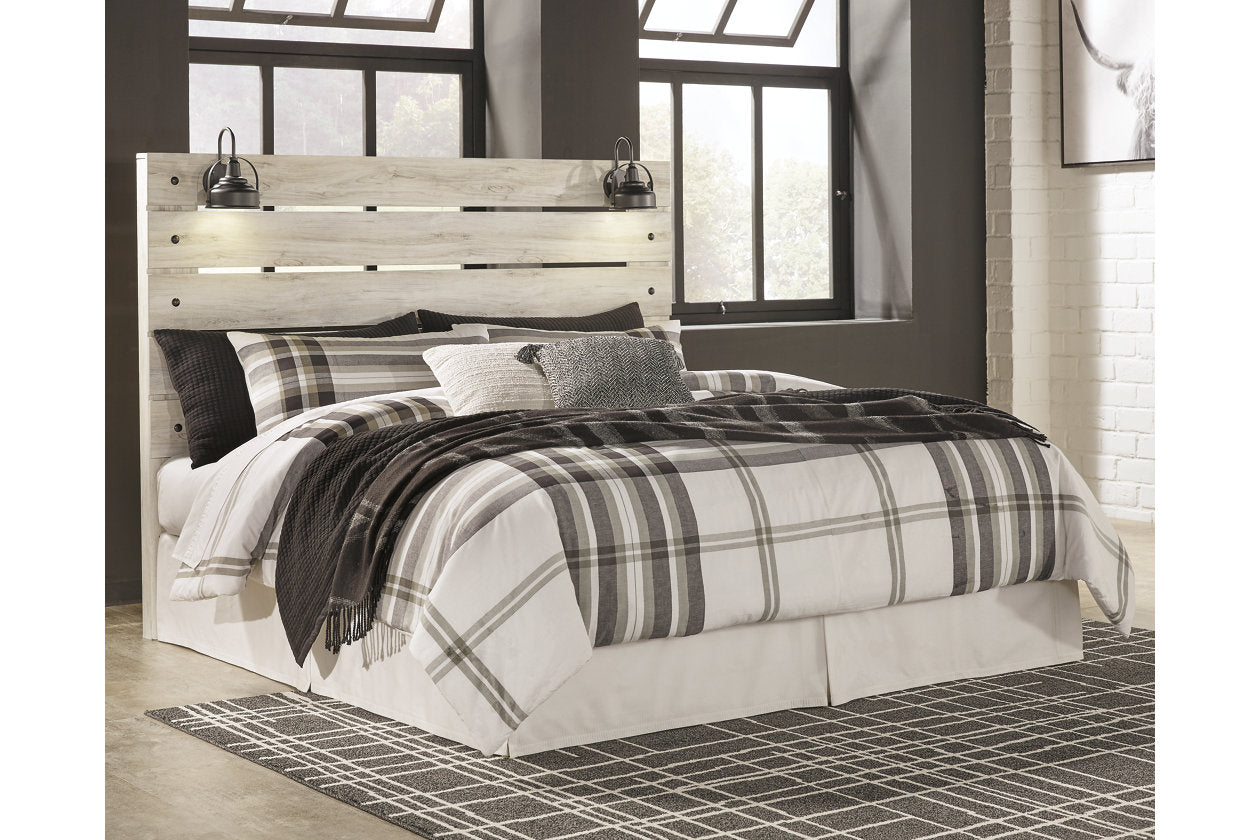 Cambeck Whitewash King Panel Headboard - B192-58 - Bien Home Furniture & Electronics