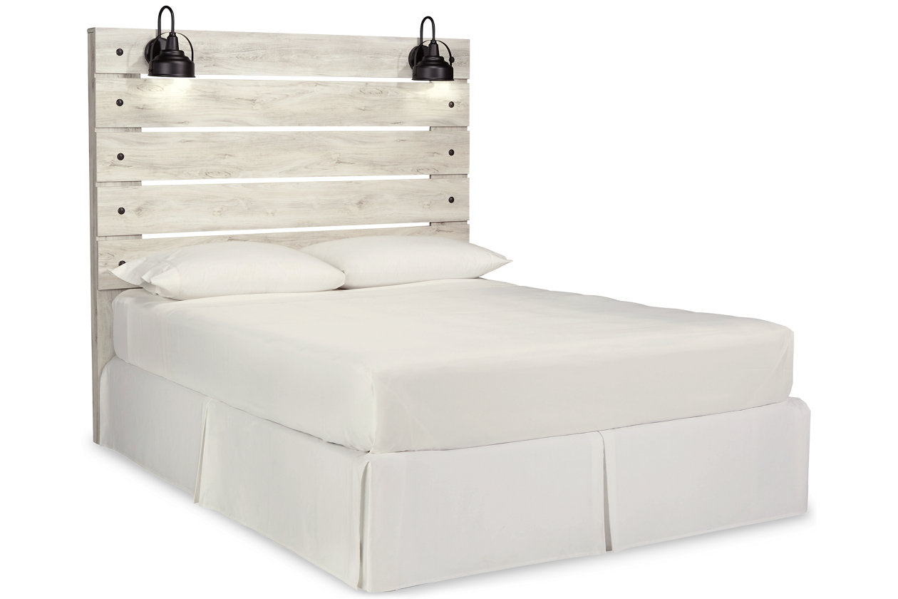 Cambeck Whitewash Queen Panel Headboard - B192-57 - Bien Home Furniture & Electronics