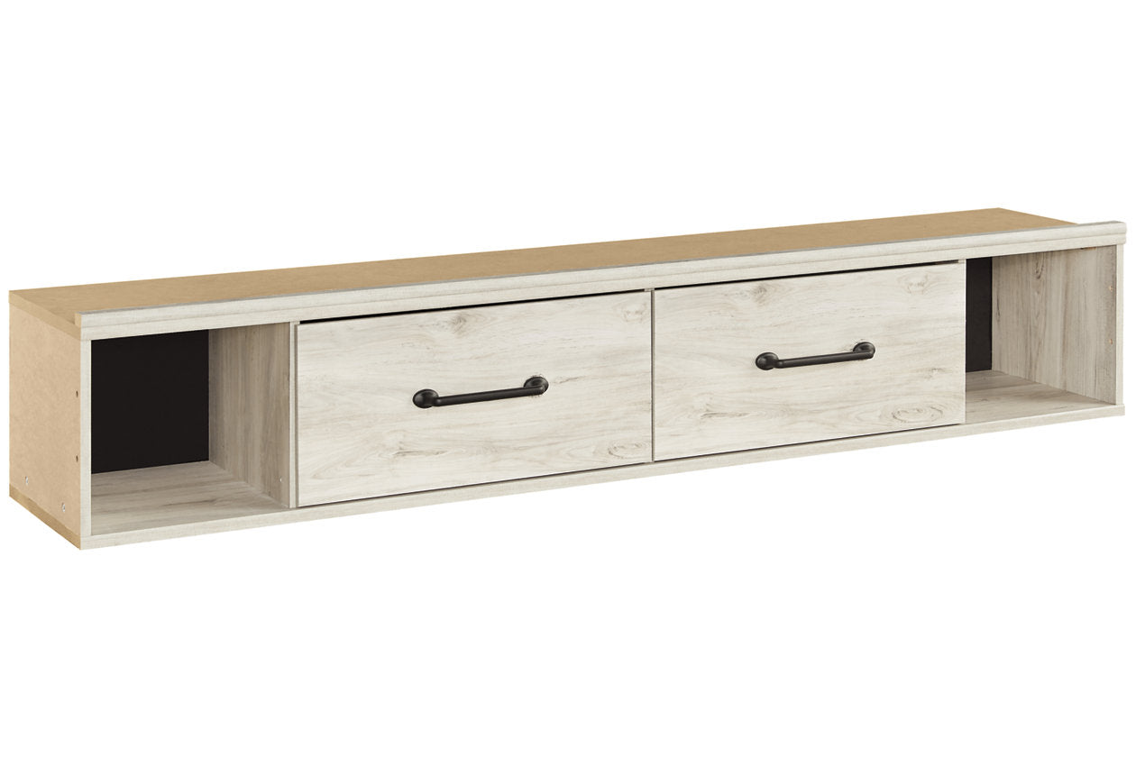 Cambeck Whitewash Twin/Full Side Storage with Rail - B192-150 - Bien Home Furniture & Electronics
