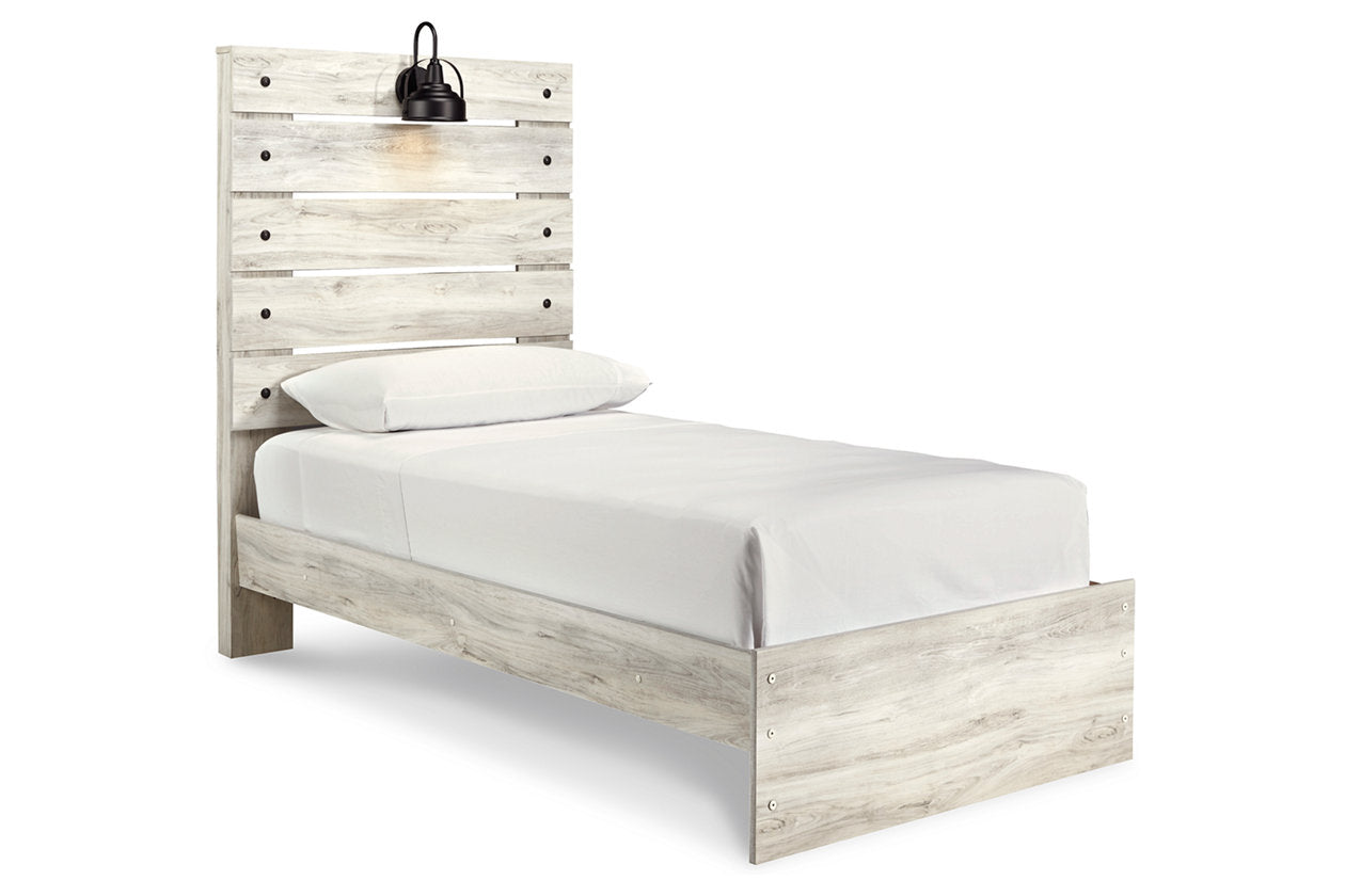 Cambeck Whitewash Twin Panel Bed - SET | B192-52 | B192-53 | B192-83 - Bien Home Furniture & Electronics