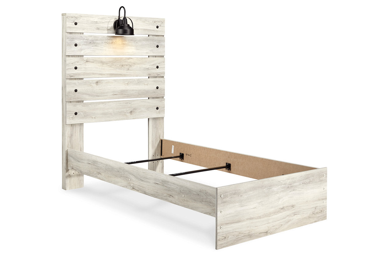 Cambeck Whitewash Twin Panel Bed - SET | B192-52 | B192-53 | B192-83 - Bien Home Furniture & Electronics