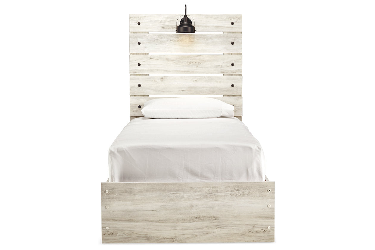 Cambeck Whitewash Twin Panel Bed - SET | B192-52 | B192-53 | B192-83 - Bien Home Furniture & Electronics