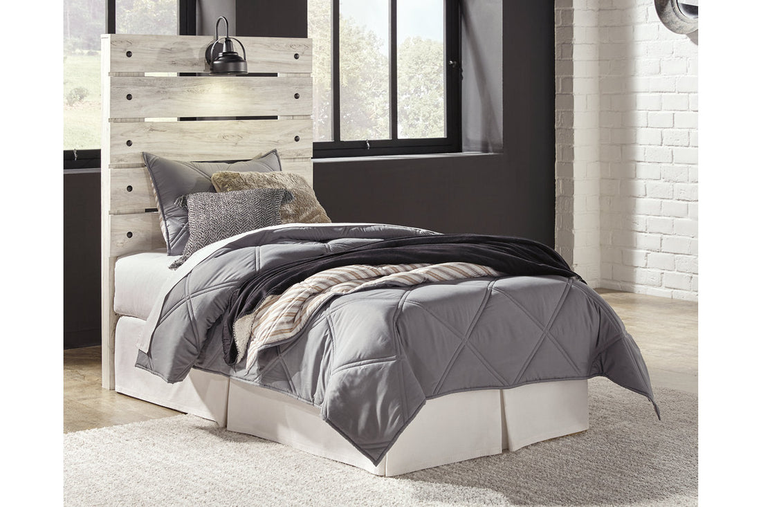 Cambeck Whitewash Twin Panel Headboard - B192-53 - Bien Home Furniture & Electronics