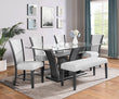 Camelia Dove Gray Dining Set - SET | 1216DVT-4272-GL | 1216DVT-4272-BS | 1216DV-S(2) - Bien Home Furniture & Electronics