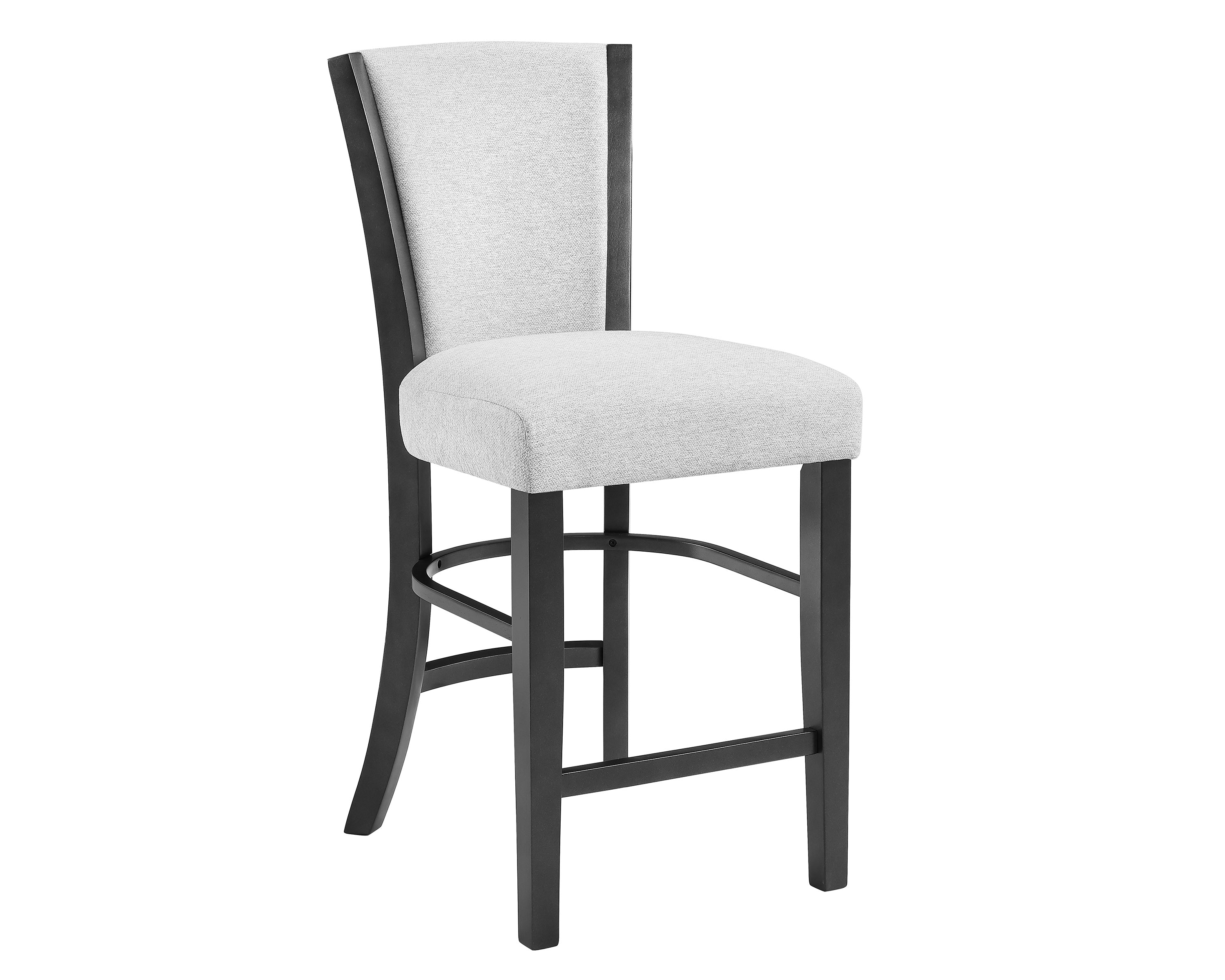 Camelia Dove Gray Round Counter Height Dining Set - SET | 1716DVT-54-BSL | 1716DVT-54RD-GL | 1716DV-S-24(2) - Bien Home Furniture & Electronics