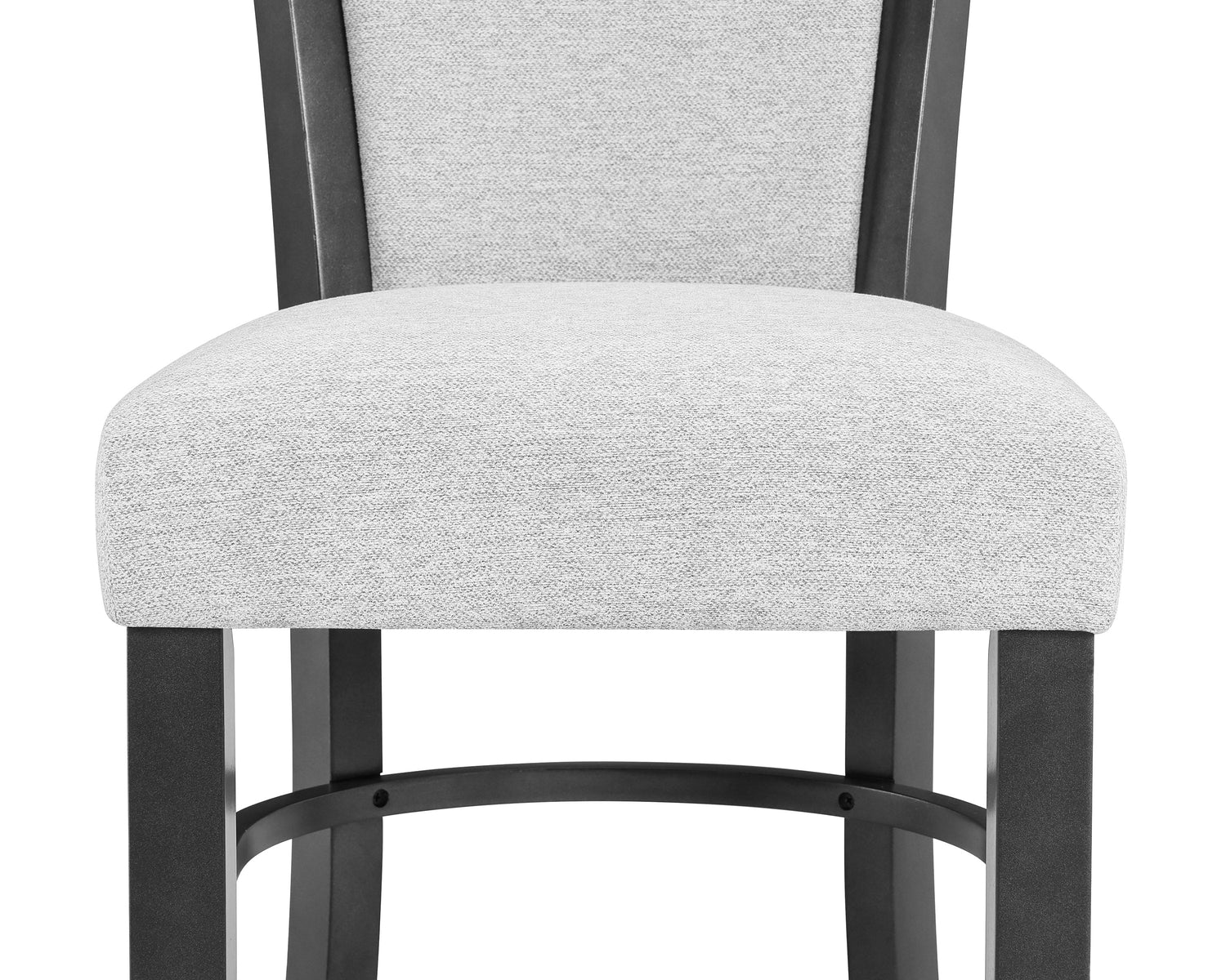 Camelia Dove Gray Round Counter Height Dining Set - SET | 1716DVT-54-BSL | 1716DVT-54RD-GL | 1716DV-S-24(2) - Bien Home Furniture & Electronics