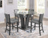 Camelia Gray/Gray Counter Height Set - SET | 1716T-54-BSL | 1716T-54RD-GL | 1716S-24(2) - Bien Home Furniture & Electronics