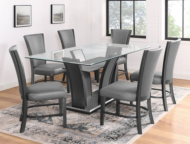 Camelia Gray/Gray Dining Chair, Set of 2 - 1216S - Bien Home Furniture &amp; Electronics