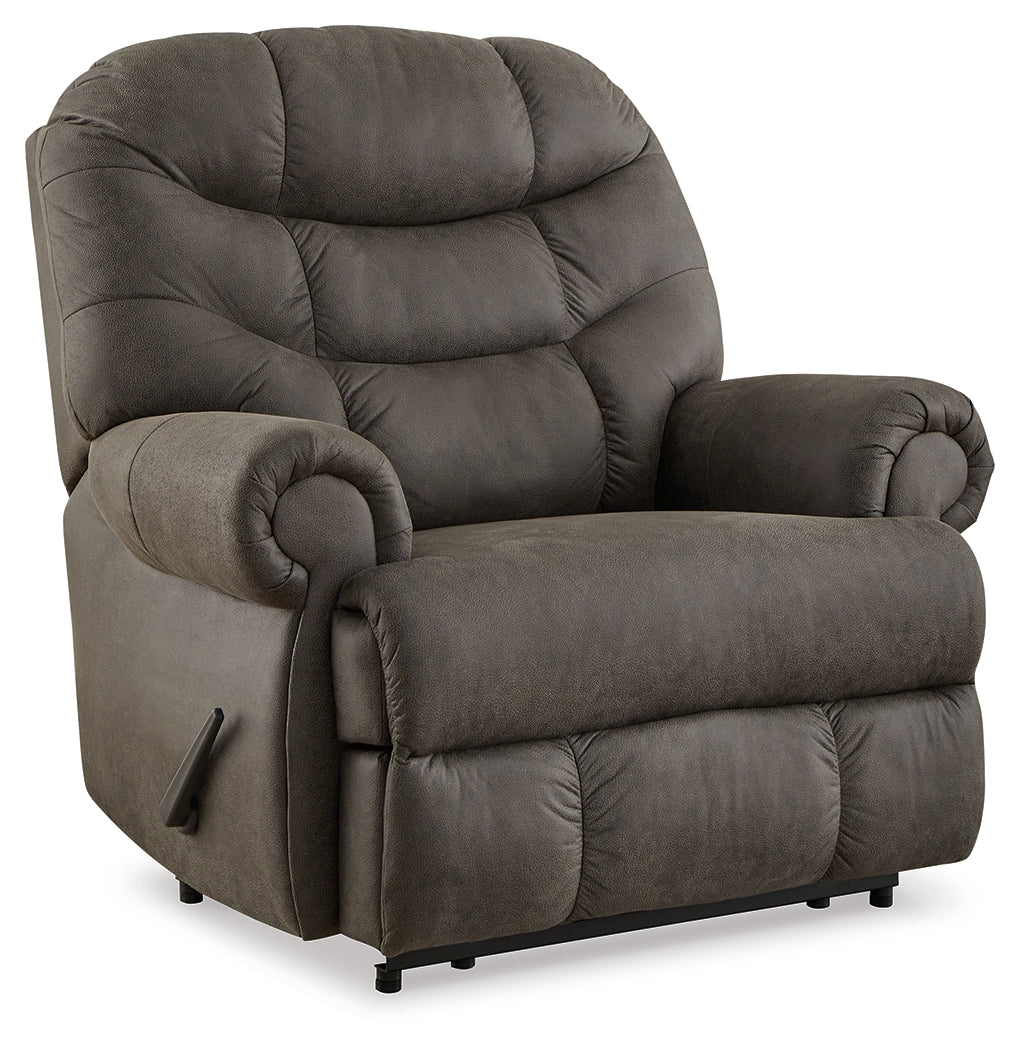 Camera Time Gunmetal Recliner - 6570729 - Bien Home Furniture & Electronics