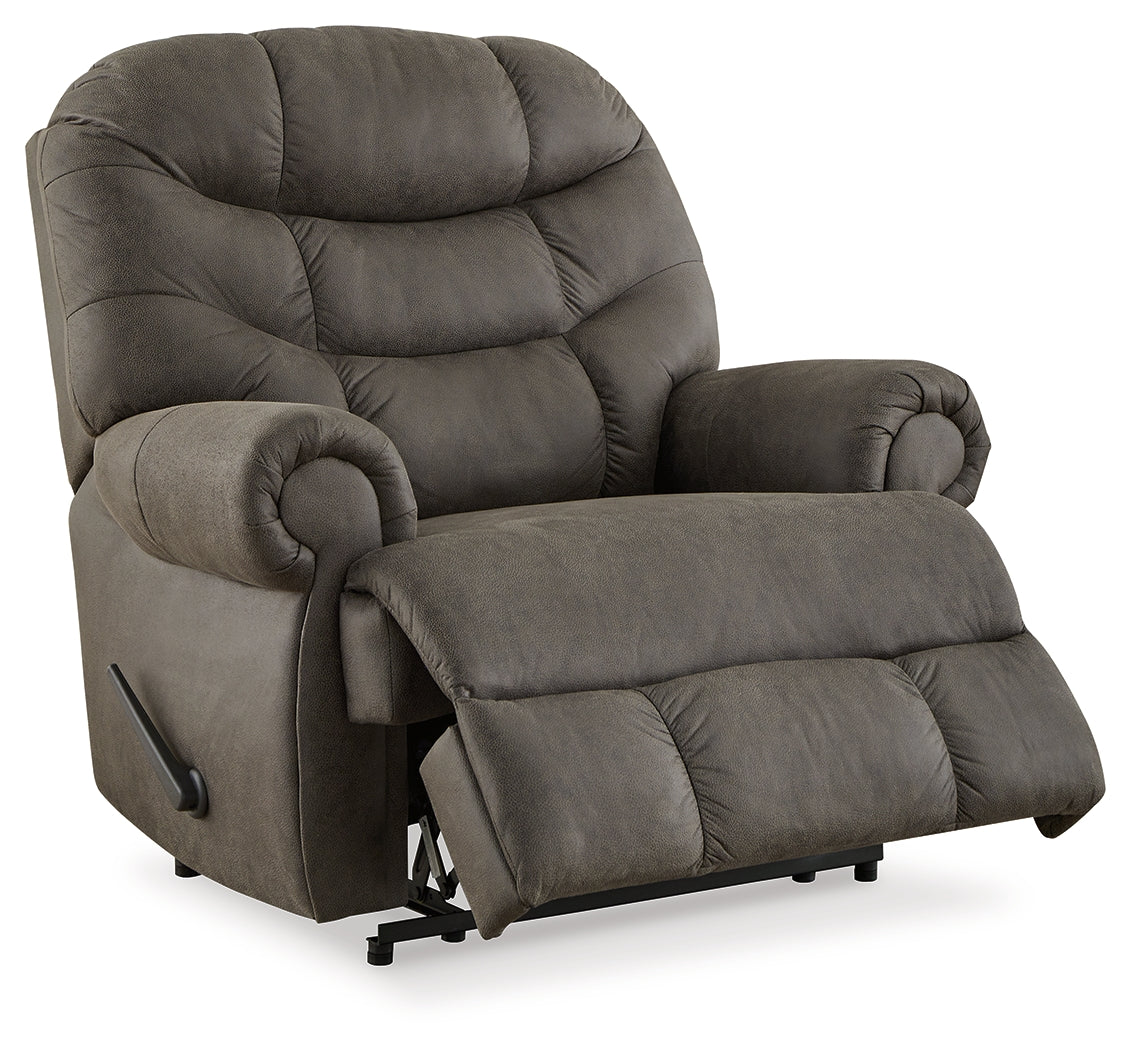 Camera Time Gunmetal Recliner - 6570729 - Bien Home Furniture & Electronics