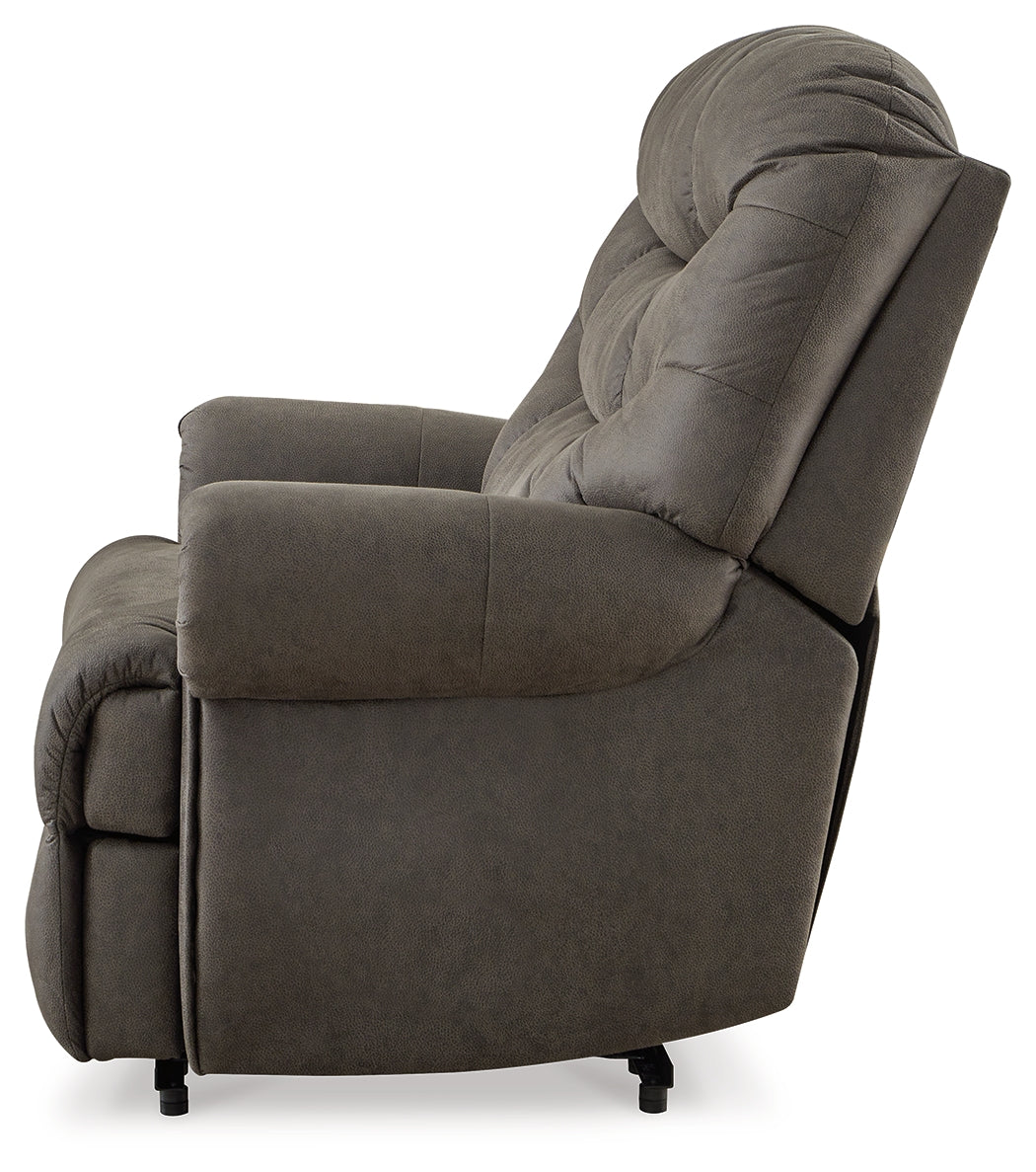 Camera Time Gunmetal Recliner - 6570729 - Bien Home Furniture & Electronics
