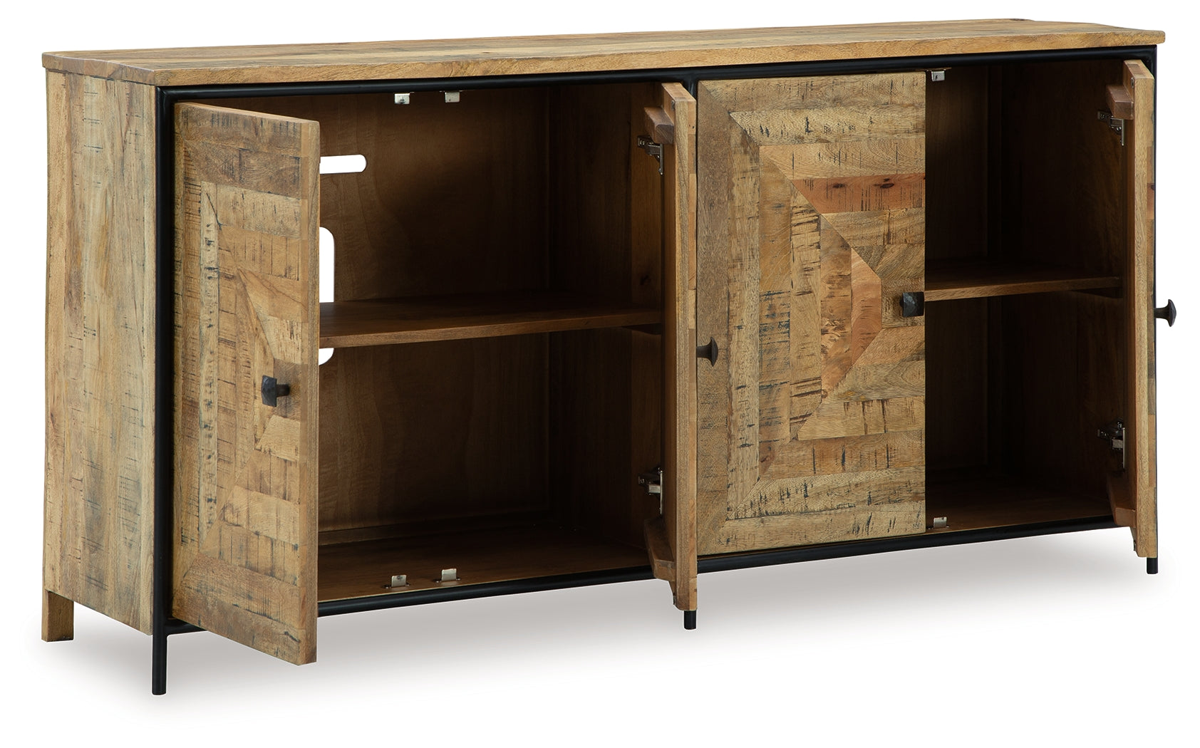 Camney Brown/Black Accent Cabinet - A4000581 - Bien Home Furniture & Electronics