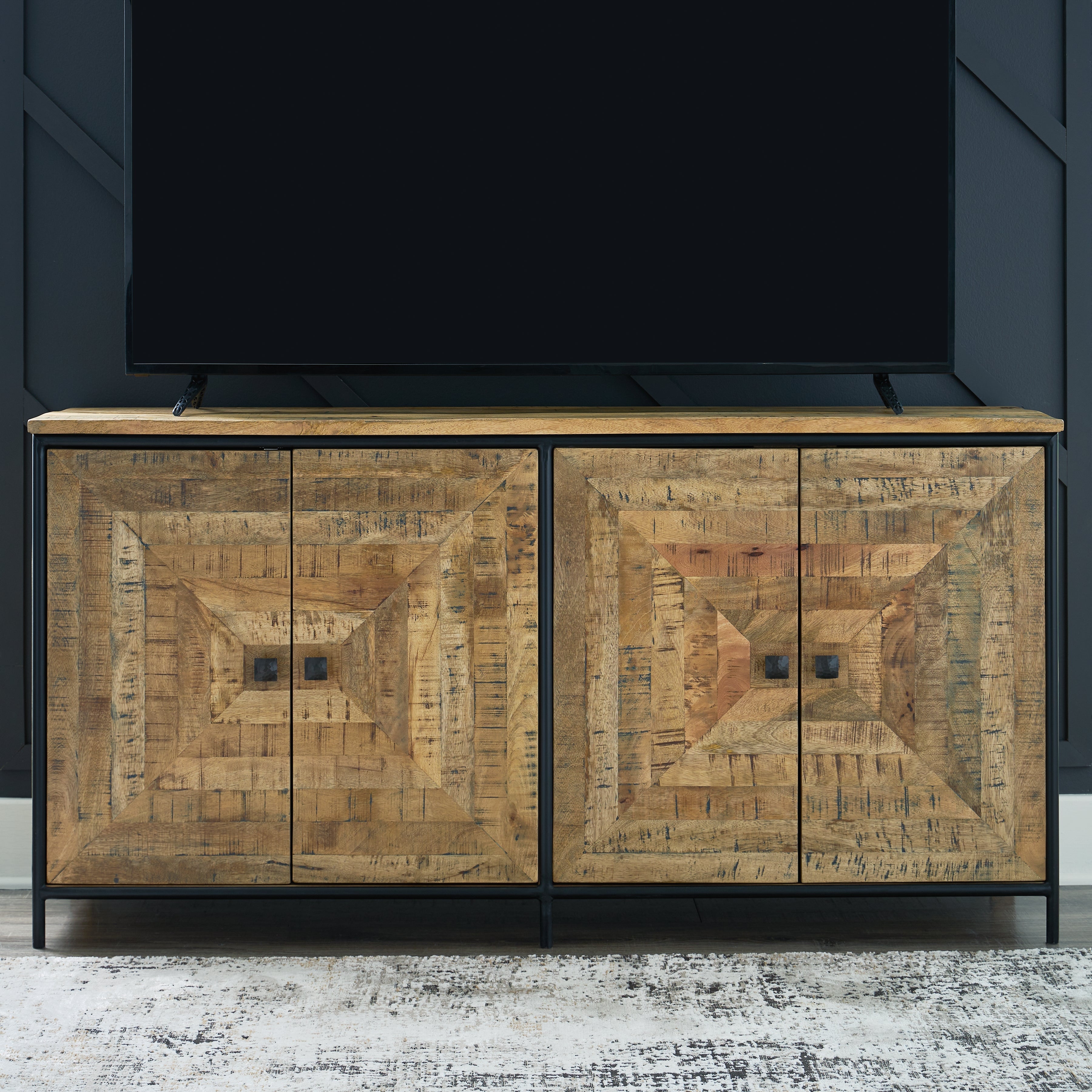 Camney Brown/Black Accent Cabinet - A4000581 - Bien Home Furniture & Electronics