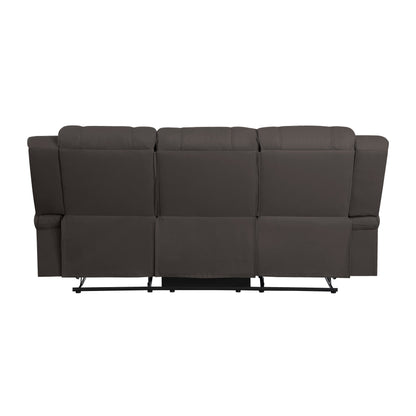 Camryn Chocolate Double Reclining Sofa - 9207CHC-3 - Bien Home Furniture &amp; Electronics