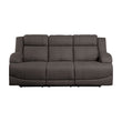 Camryn Chocolate Power Double Reclining Sofa - 9207CHC-3PW - Bien Home Furniture & Electronics