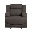 Camryn Chocolate Reclining Chair - 9207CHC-1 - Bien Home Furniture & Electronics