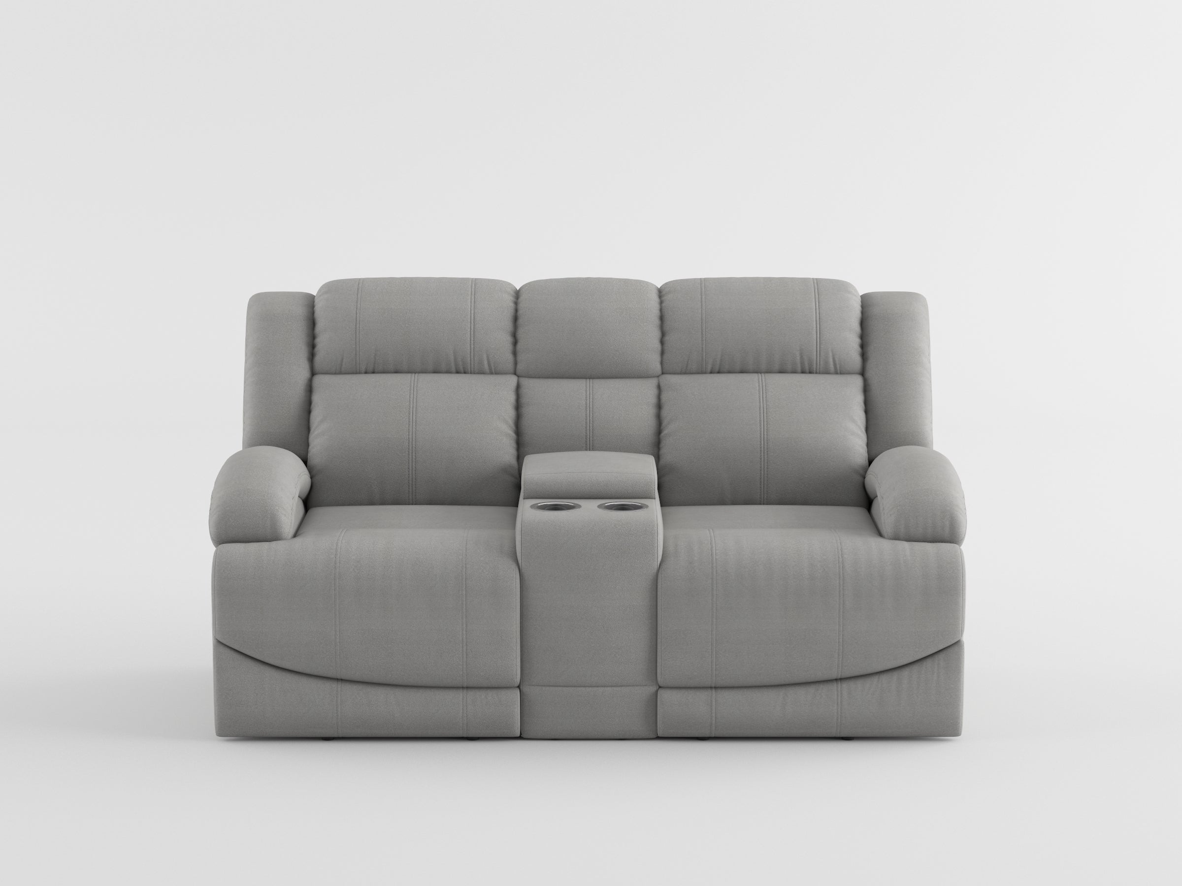 Camryn Graphite Blue Power Double Reclining Loveseat - 9207GPB-2PW - Bien Home Furniture &amp; Electronics