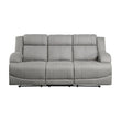 Camryn Gray Double Reclining Sofa - 9207GRY-3 - Bien Home Furniture & Electronics