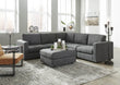 Candela Charcoal 5-Piece Sectional - SET | 9190246(2) | 9190264 | 9190265 | 9190277 - Bien Home Furniture & Electronics