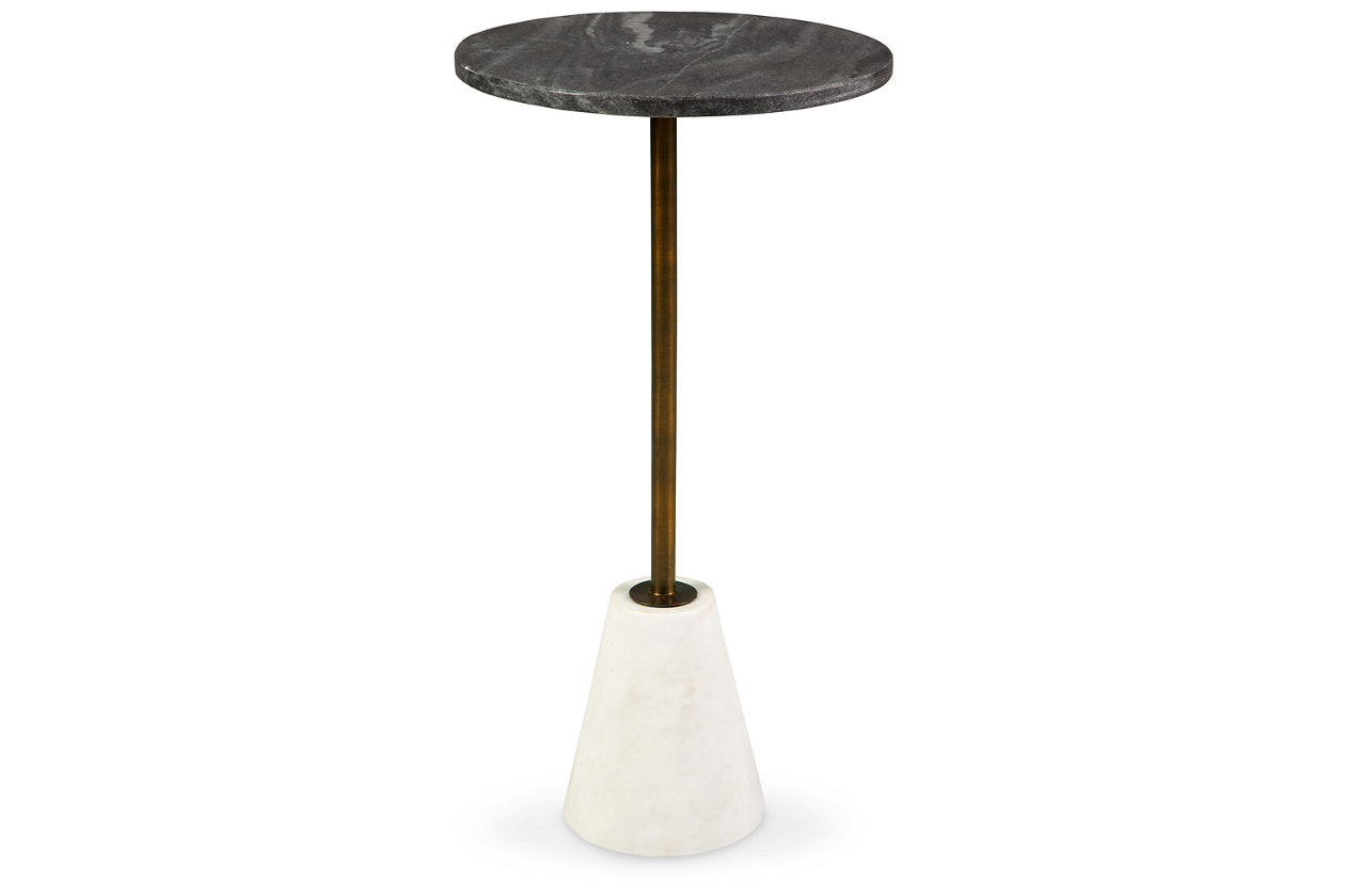 Caramont Black/White/Gold Finish Accent Table - A4000540 - Bien Home Furniture & Electronics