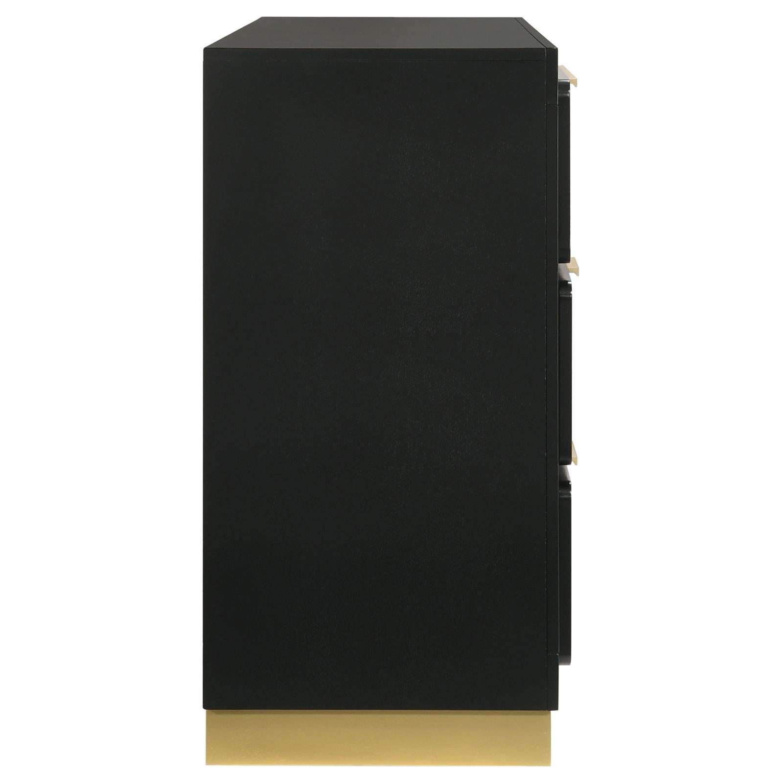 Caraway 6-drawer Bedroom Dresser Black - 224783 - Bien Home Furniture & Electronics