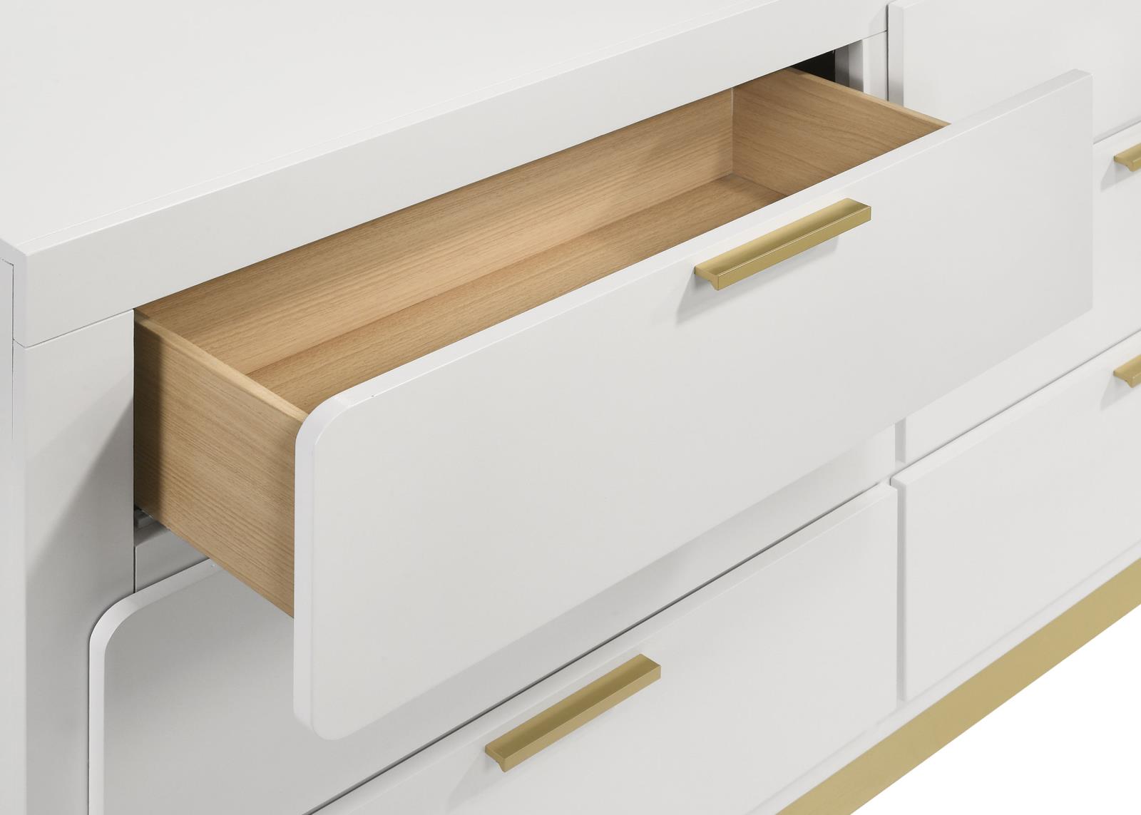 Caraway 6-drawer Bedroom Dresser White - 224773 - Bien Home Furniture & Electronics