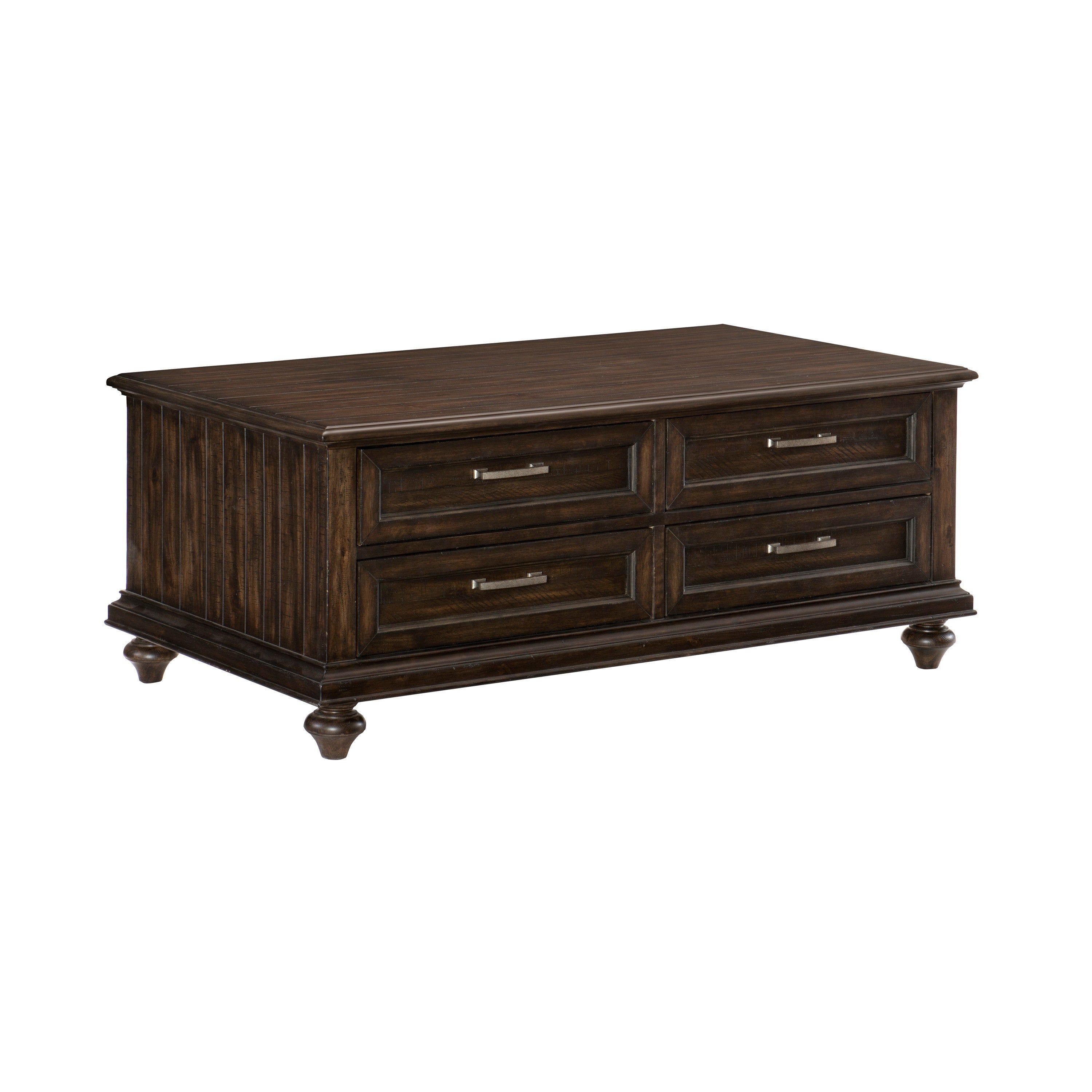 Cardano Driftwood Charcoal Cocktail Table - 1689-30 - Bien Home Furniture & Electronics