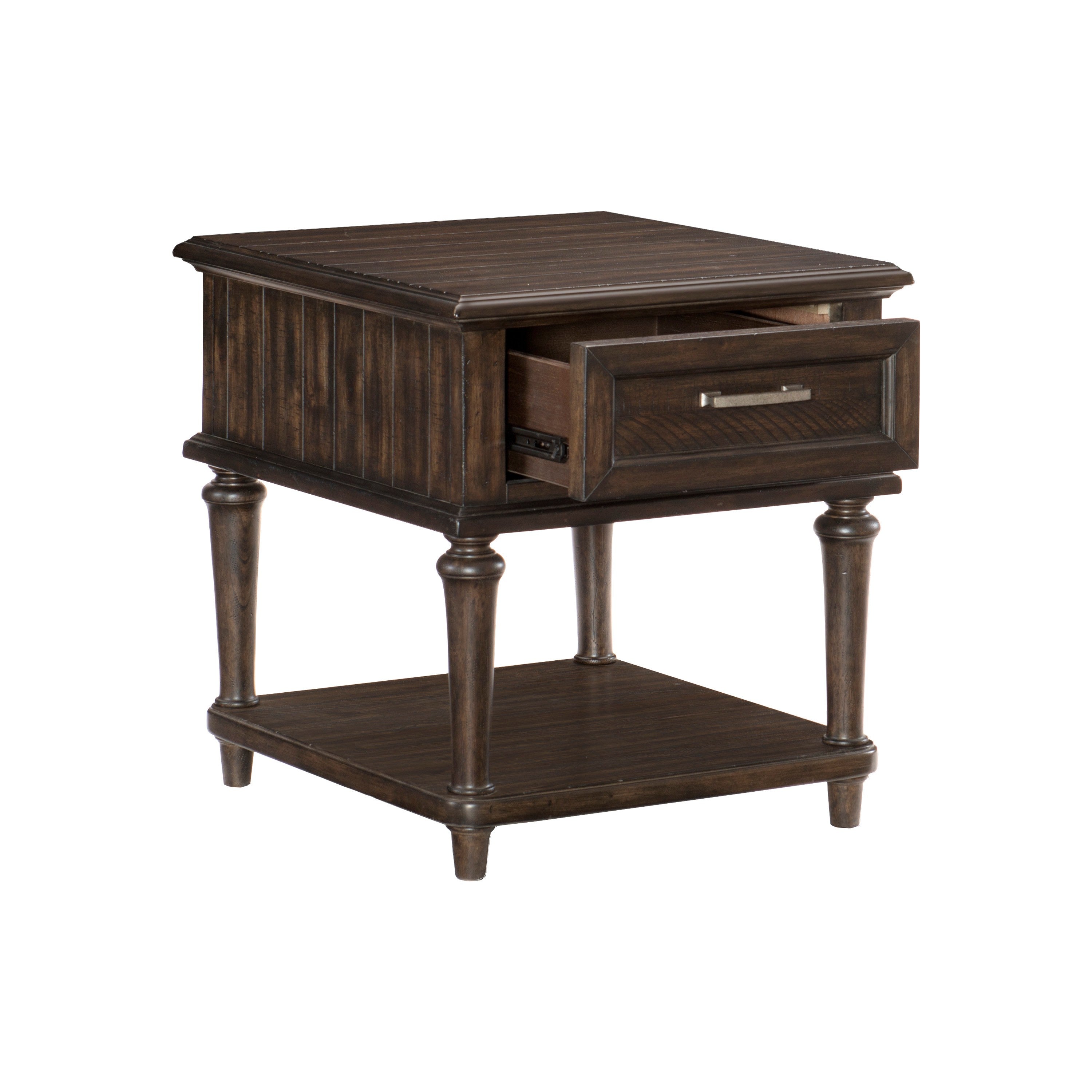 Cardano Driftwood Charcoal End Table - 1689-04 - Bien Home Furniture & Electronics