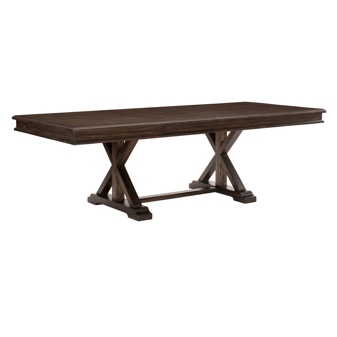 Cardano Driftwood Charcoal Extendable Dining Table - SET | 1689-96 | 1689-96B - Bien Home Furniture &amp; Electronics