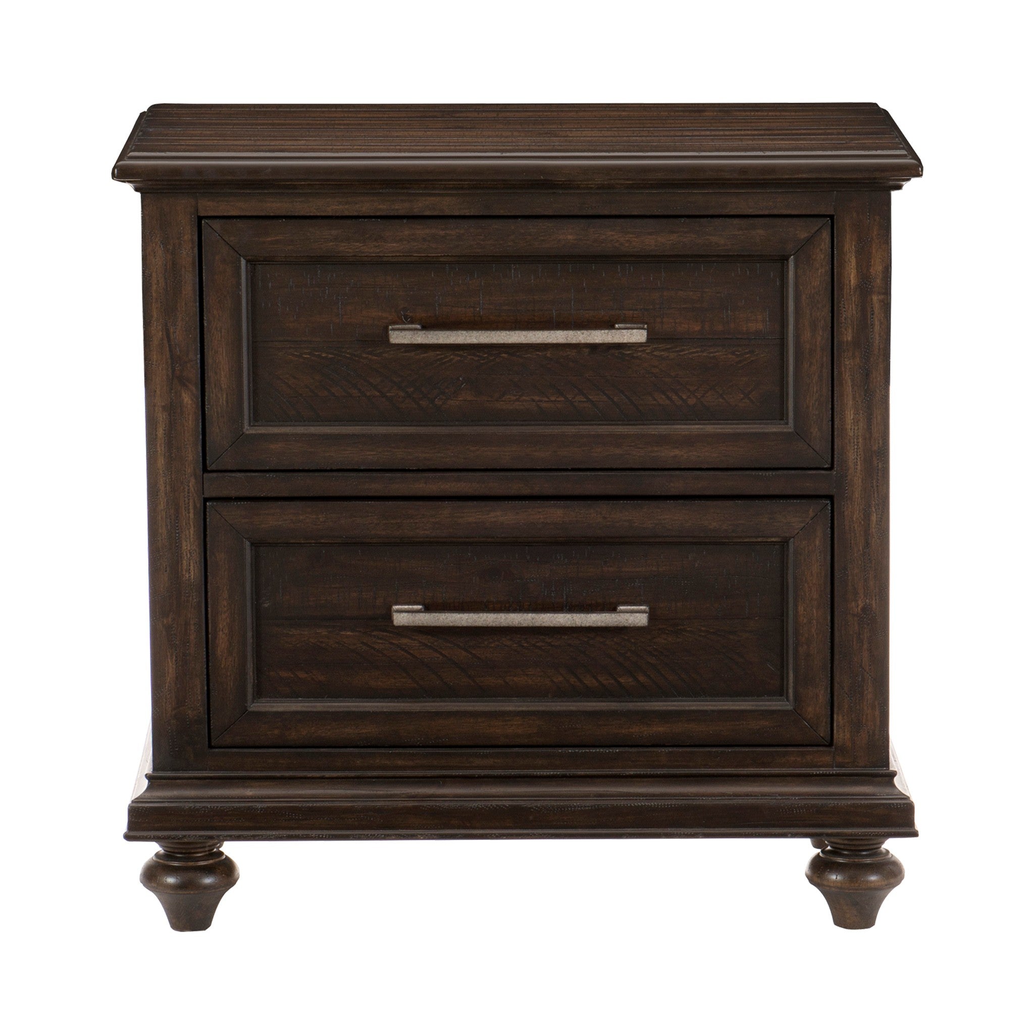 Cardano Driftwood Charcoal Nightstand - 1689-4 - Bien Home Furniture & Electronics