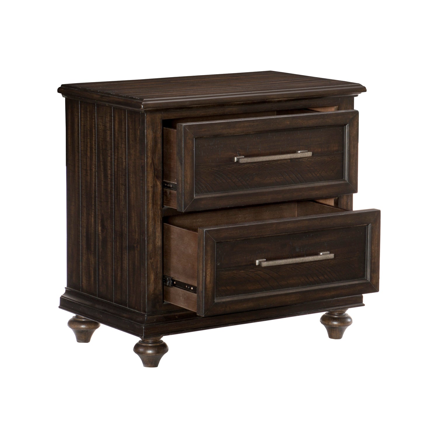 Cardano Driftwood Charcoal Nightstand - 1689-4 - Bien Home Furniture & Electronics