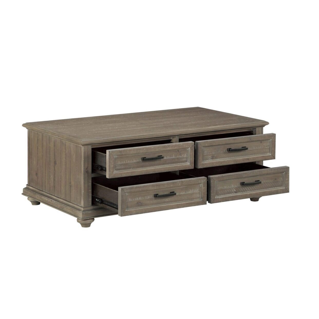Cardano Driftwood Light Brown Wood Cocktail Table - 1689BR-30 - Bien Home Furniture & Electronics