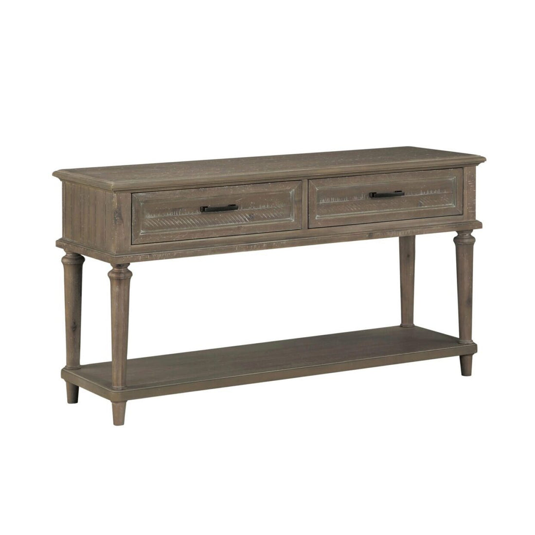 Cardano Driftwood Light Brown Wood Sofa Table - 1689BR-05 - Bien Home Furniture &amp; Electronics