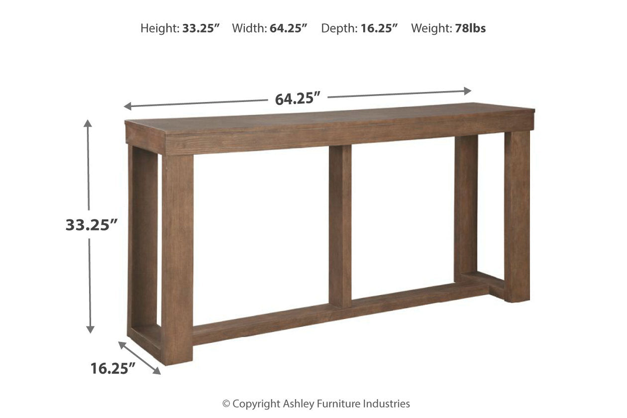 Cariton Gray Sofa/Console Table - T471-4 - Bien Home Furniture & Electronics