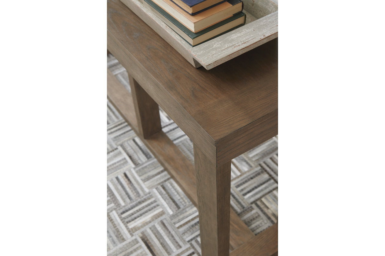 Cariton Gray Sofa/Console Table - T471-4 - Bien Home Furniture & Electronics