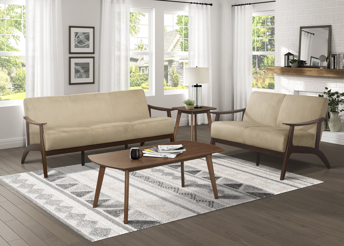 Carlson Brown Loveseat - 1032BR-2 - Bien Home Furniture &amp; Electronics