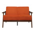 Carlson Orange Loveseat - 1032RN-2 - Bien Home Furniture & Electronics