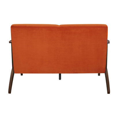 Carlson Orange Loveseat - 1032RN-2 - Bien Home Furniture &amp; Electronics