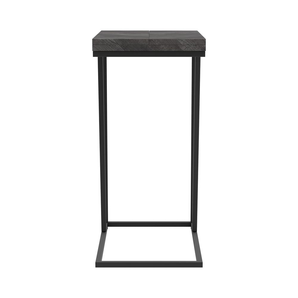 Carly Gray Expandable Chevron Rectangular Accent Table - 931156 - Bien Home Furniture & Electronics