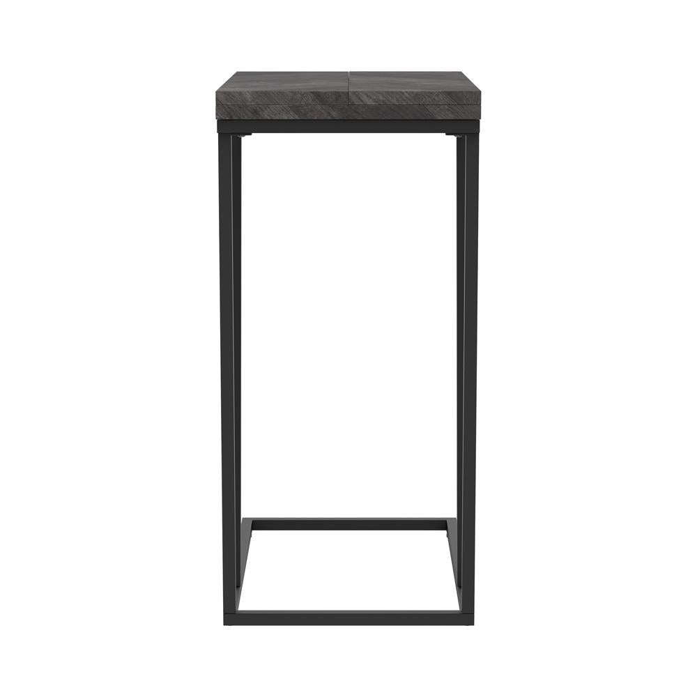 Carly Gray Expandable Chevron Rectangular Accent Table - 931156 - Bien Home Furniture & Electronics