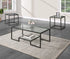 Carter Gray 3-Piece Coffee Table Set - SET | 4223-BASE | 4223-GL - Bien Home Furniture & Electronics