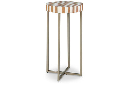 Cartley White/Light Brown Accent Table - A4000528 - Bien Home Furniture &amp; Electronics